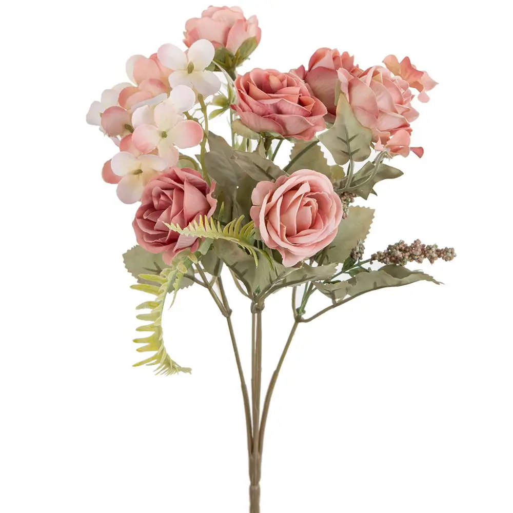 Seiden-Kunstblumen Rose Bestseller Valentinstag Heim Zimmer Outdoor Garten Brautstrauß Hochzeitskranz Hübsche Dekoration DIY Geschenk – Detail 6