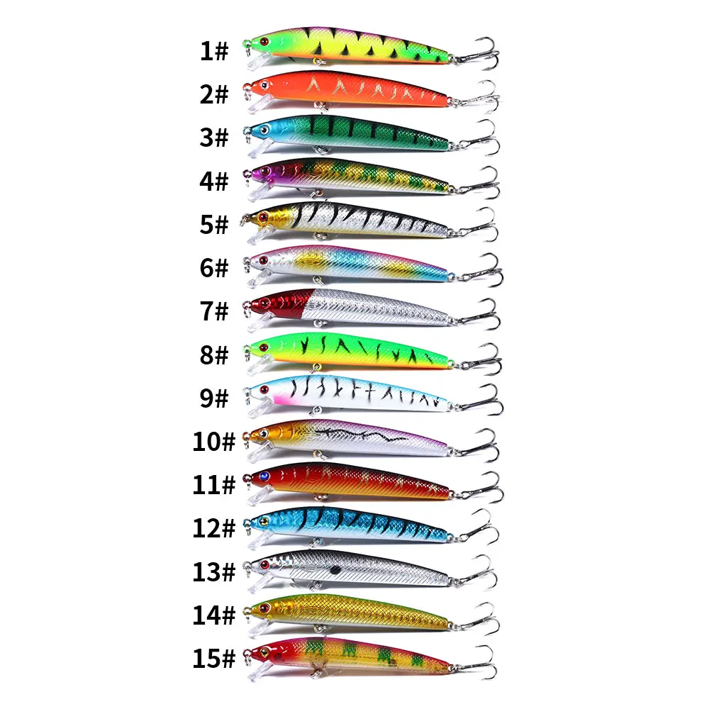 Señuelos Minnow Wobbler Lubina, Trucha y Lucio – Agua Dulce y Salada - imagen 4