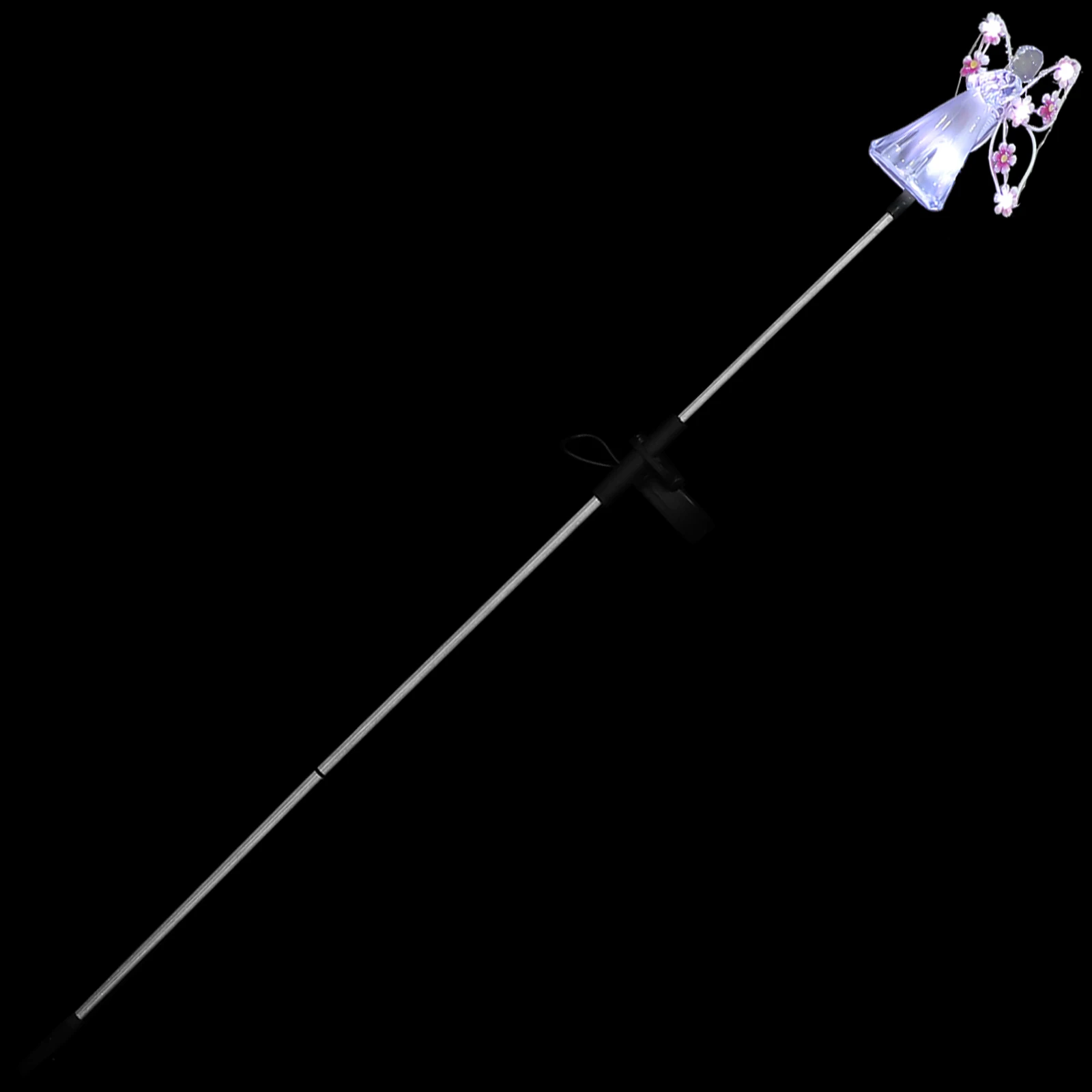 

Solar Garden Light Waterproof Iron Stake Jar Lamp for Courtyard Lawn Pathway Decoration Glow