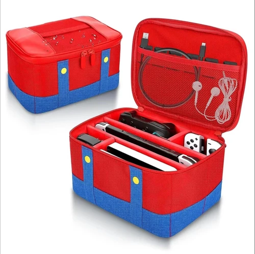 Estuche de transporte grande para Nintendo Switch 2, consola OLED Pro, bolsa de almacenamiento de viaje, Compatible con Nintendo Switch Joycon