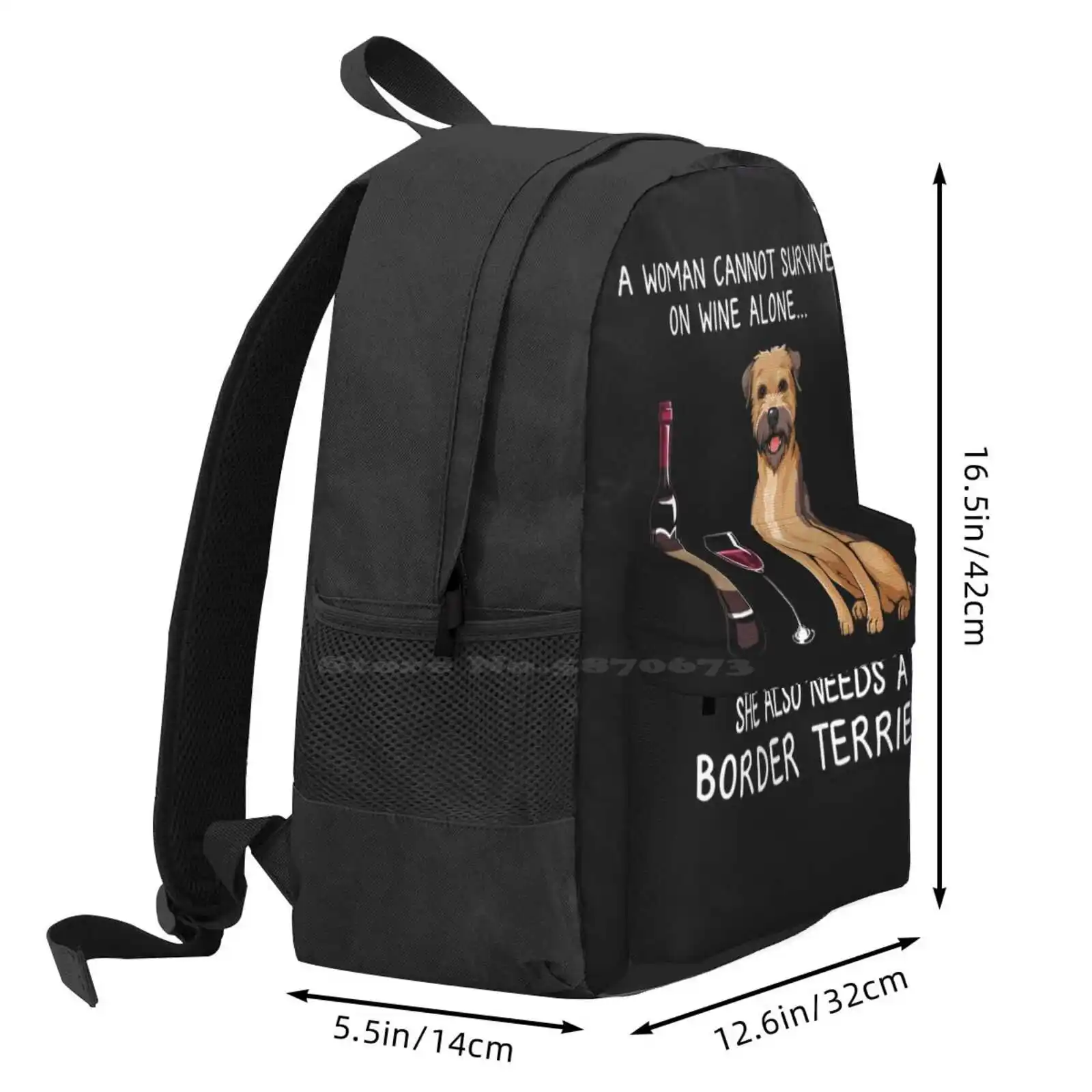 Terrier e Wine Schoolbag para cão e gato, Mochila para mãe, Bolsas de moda, venda quente, cachorro e cachorrinho, fronteira