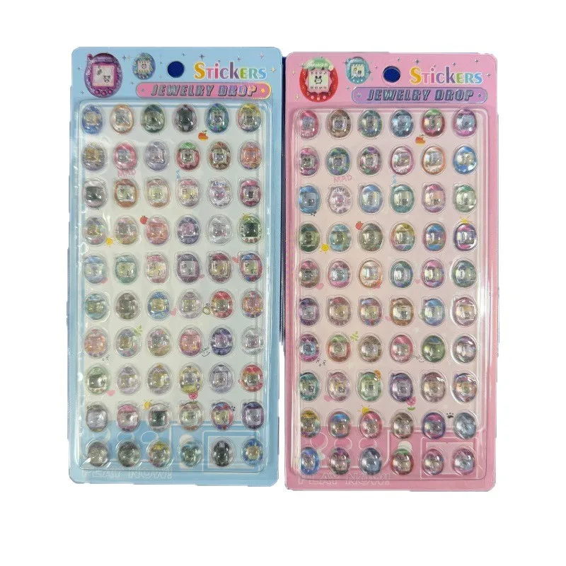 

20 шт. японских 3D-наклеек Тамагочи с тиснением для декора чехлов для телефонов, детских игрушек, ежедневников, подарок