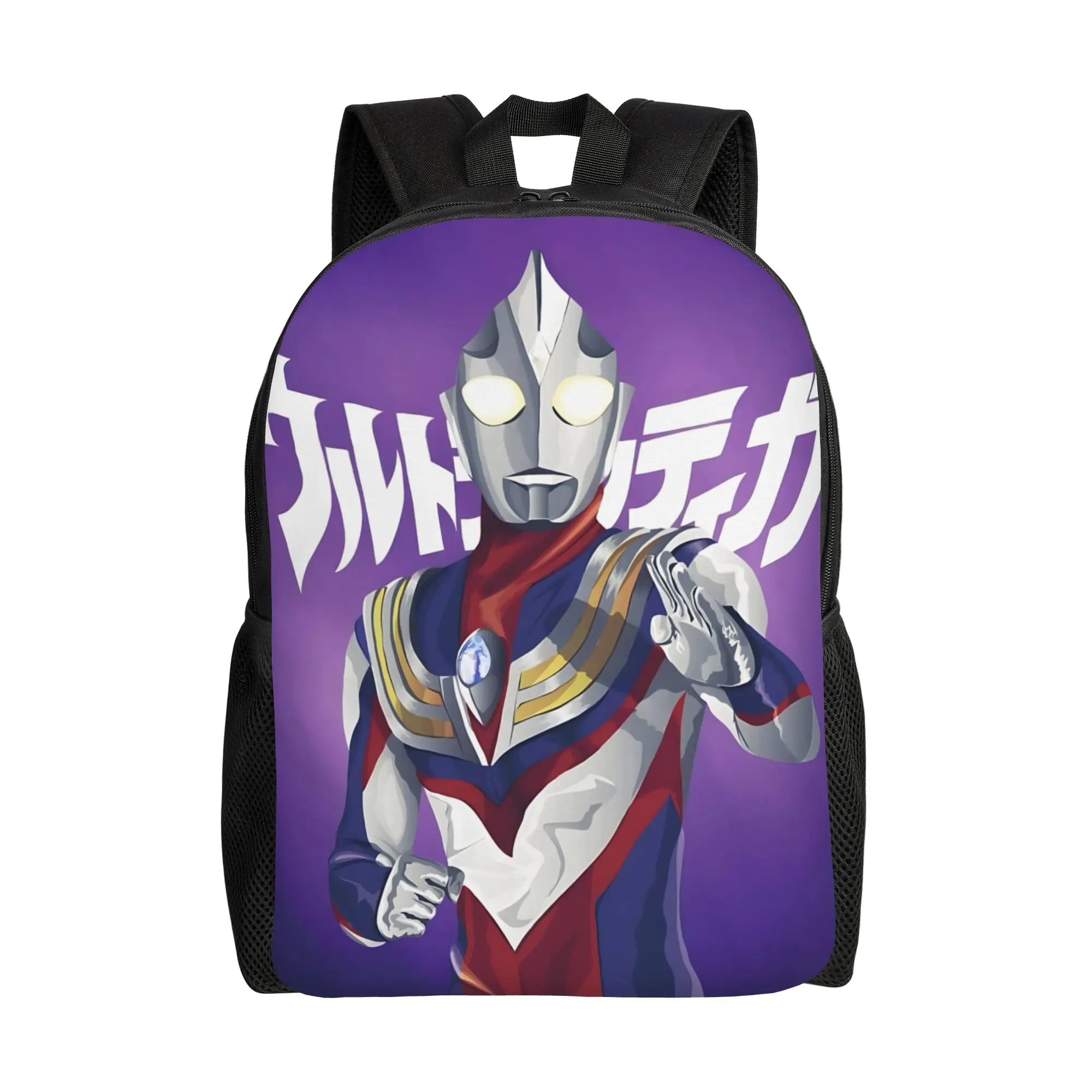 

Bandai Ultraman bag backpack mochila Kawaii Hiking Zipper Closure Rucksack