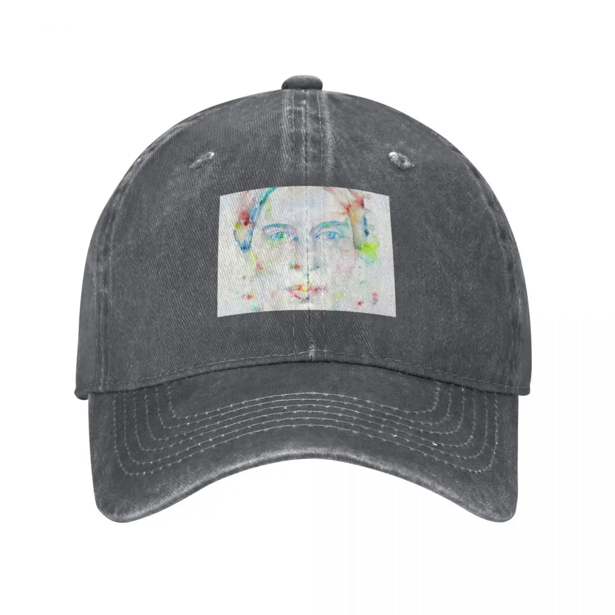 EMILY DICKINSON - watercolor portrait.2 Baseball Cap Custom Cap Hat Beach Man Women's