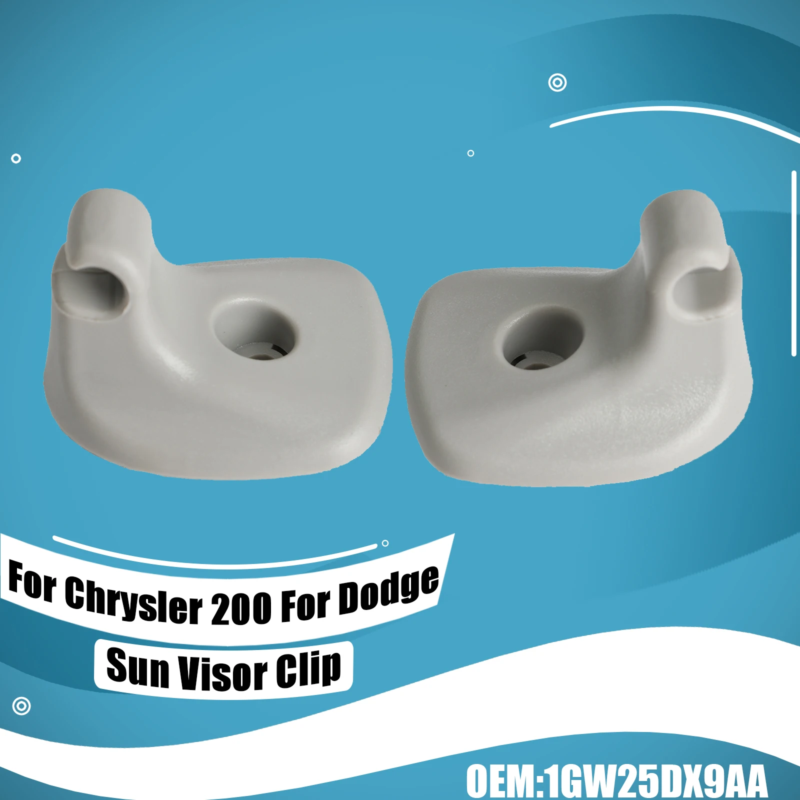 

Sun Visor Holder Retainer Clip Support Bracket Sun Visor Support 1GW25DX9AA For Chrysler 200 11-15 For Dodge Avenger 11-14