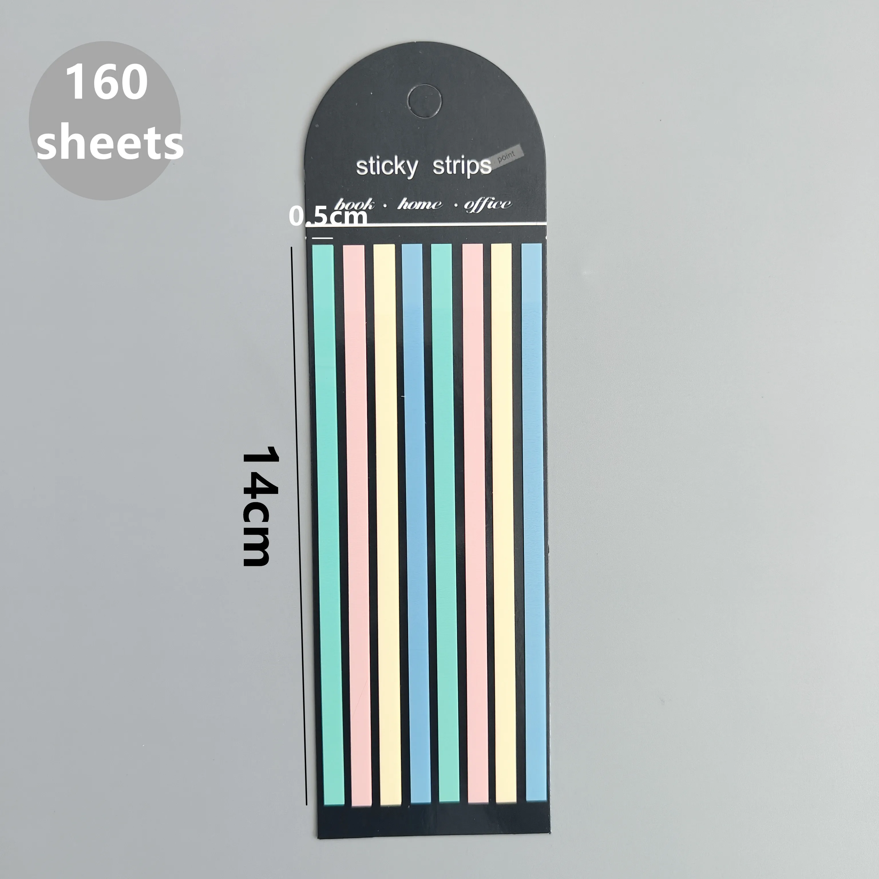 160 Blatt transparente Haft notizen selbst klebende Lese anmerkung für Bücher Notizblock Lesezeichen Notizblock Index Tabs – Detail 16
