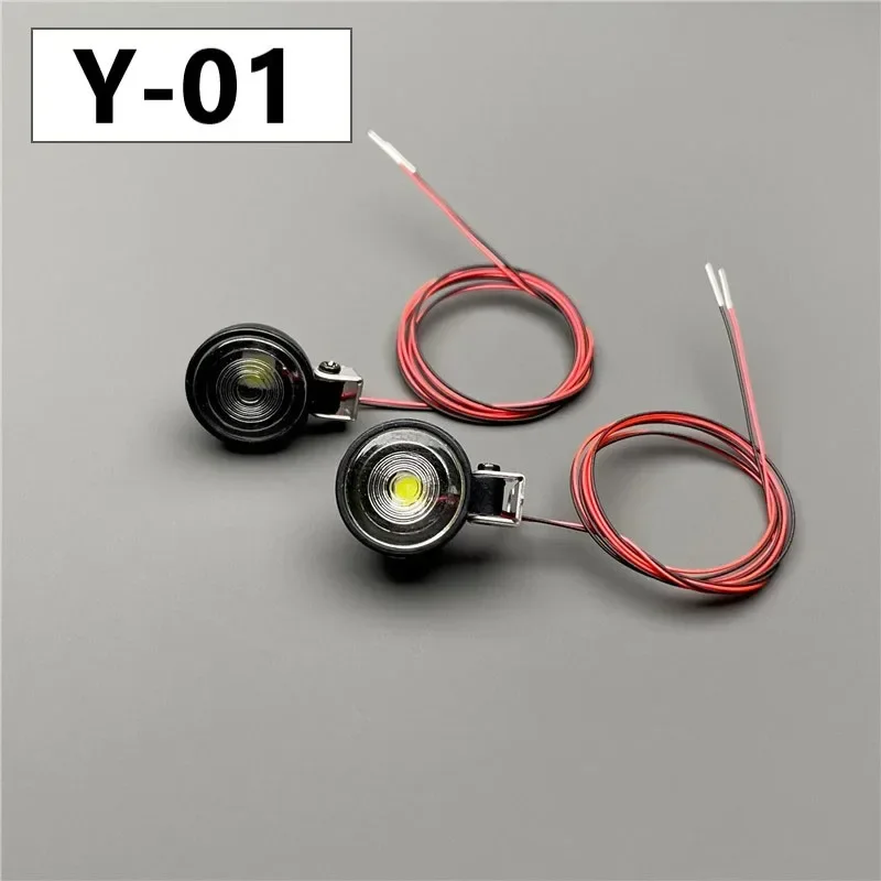 LED Voltage 3V Spotlight Front for 1/14 Tamiya RC Truck Car Scania 770S BENZ 3363 VOLVO FH16 MAN DIY Parts