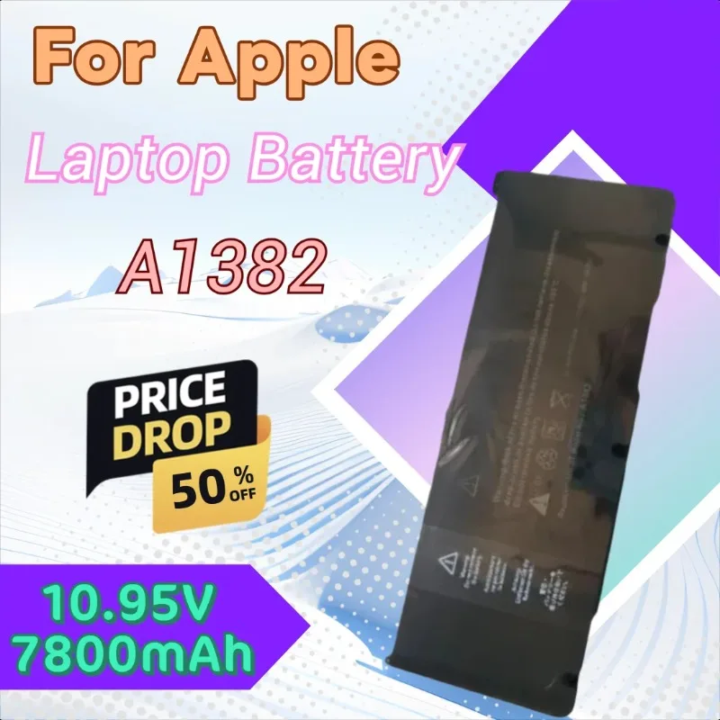 

Для Apple MacBook Pro 17 "A1383 A1297 MD311 MC725Высокое качество Высокое качество 7800 мАч 10,95 В Аккумулятор для ноутбука