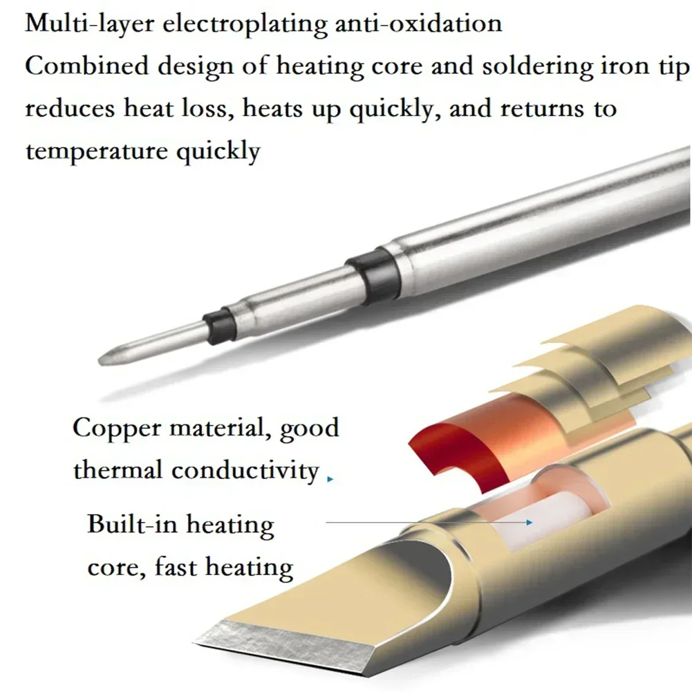 Imagem -06 - Ponta de Ferro de Solda C245 para Estação de Solda Jbc para Projetos Eletrônicos Reparação Ferramentas de Solda Peças de Reposição Cor Prata