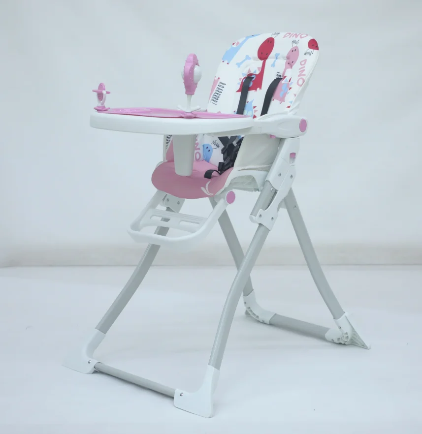 Baby Foldable High Chair For Kids EN Standard Hot Selling Baby Dining Chair