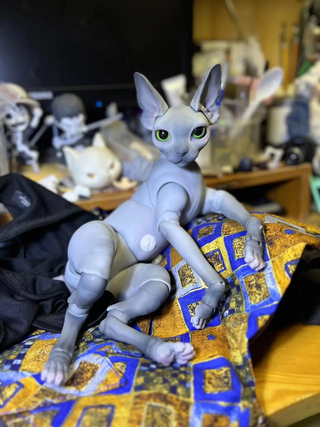 

SD BJD popovy doll 1/6 The Sphinx A birthday present High Quality Articulated puppet Toys gift Dolly Model nude Collection