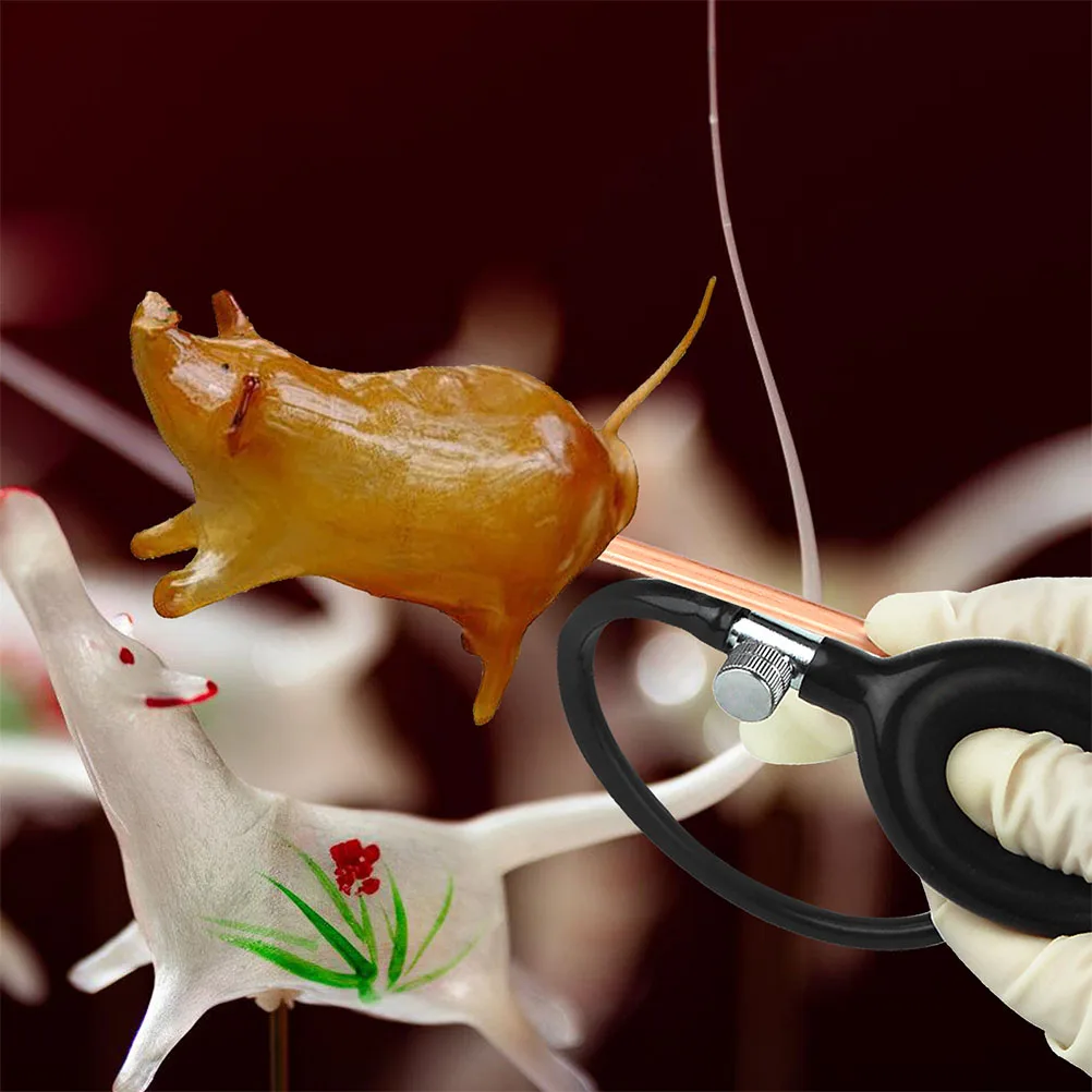 

2 PCS Sugar Blowing Tool Candy Chinese Art Pump Copper Pipe Work Plastic Tools Pumps