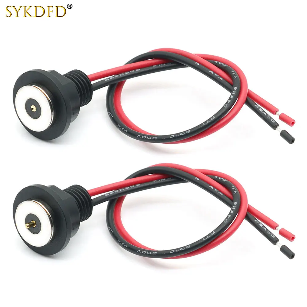 Magnetic DC-15A-CX Male Female Connector Wire Thread Waterproof Magnetic Suction Contact Interface Terminal Charging Power Line