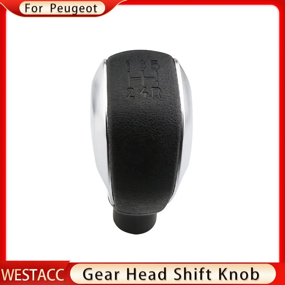 Car Gear Shift Knob Handball for Peugeot 307 301 206 208 308 408 508 2008 3008 C4L C2 for Citroen C-Quatre C-Triomphe Elysee MT