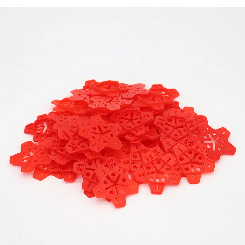 50pcs Reusable Ceramic Tile Leveling System Locator Leveler Level Wedges Tile Spacers for Flooring Wall Tiling ConstructionTool