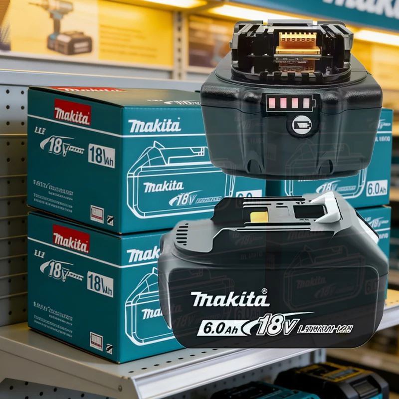 

2026 100% original makita battery,⭐️ 18v Tools Lithium Battery 9Ah for makita DTW700 DDF487 DTD173 DGA404 HR140D DJV182