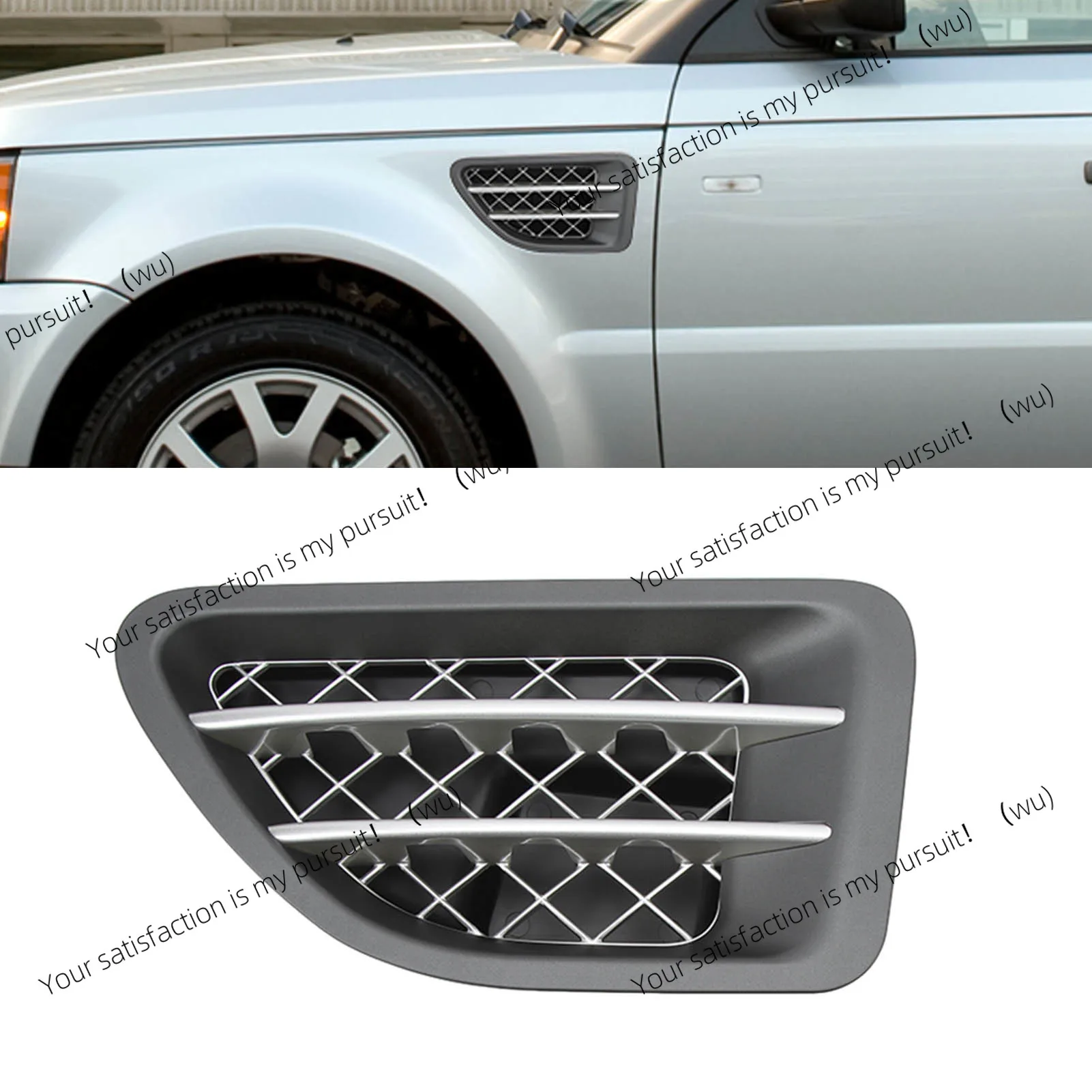

Side Air Vent Trim Wear Resistant JAK500220WWH Replacement Front Side Grille for Sport L320