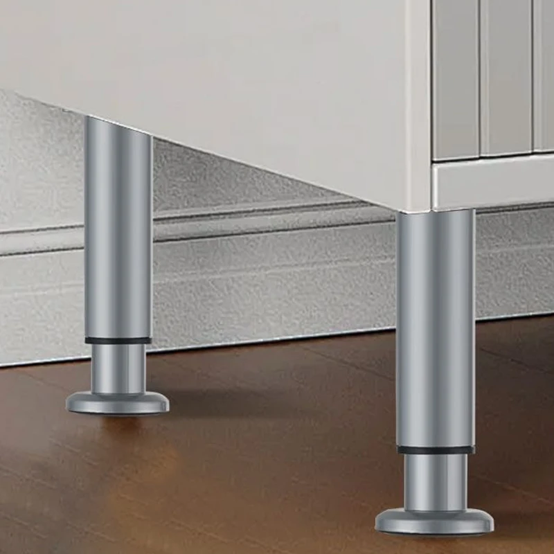 2pcs telescopic table leg support columns, adjustable height through rotation, used for tables, cabinets, sofas, bed frames