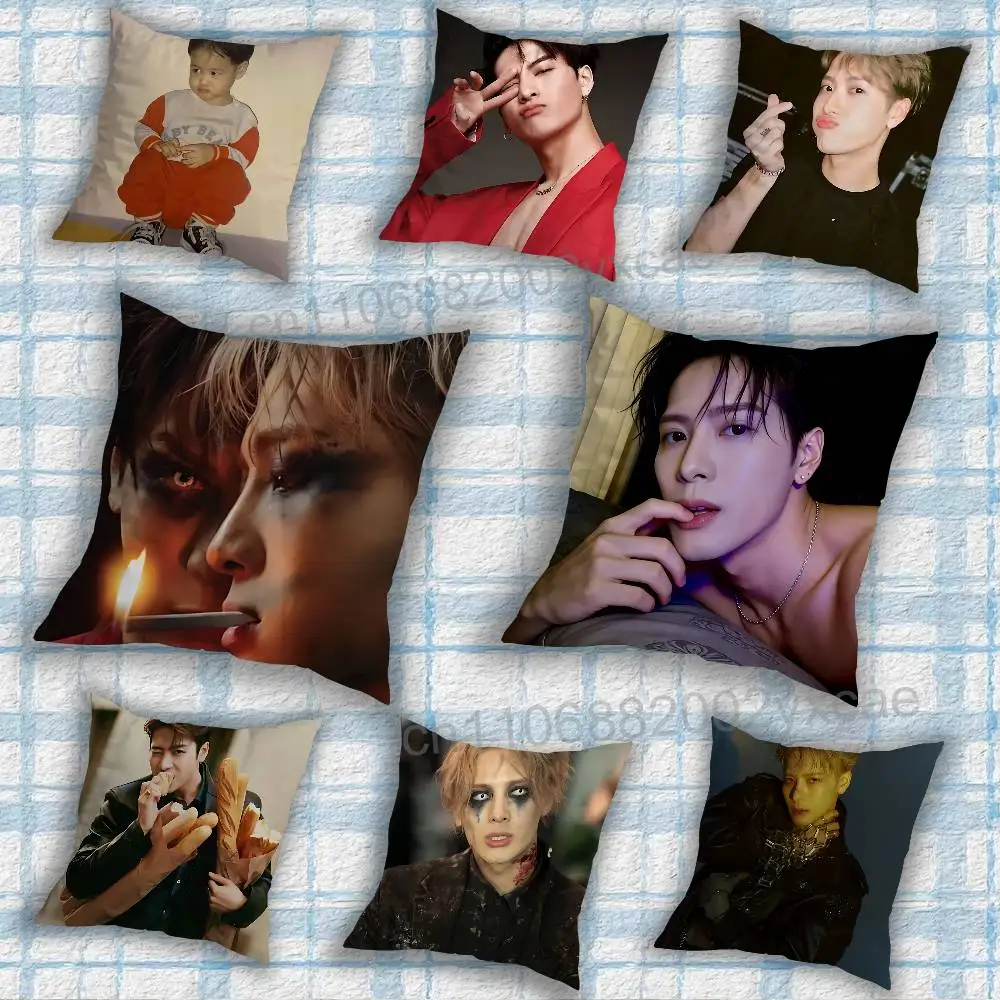 100 Ways Cruel Jackson Wang Pillow Case Pillow Case Living Room Sofa Cushion Cover Suitable For Home Bedroom Room Decoration