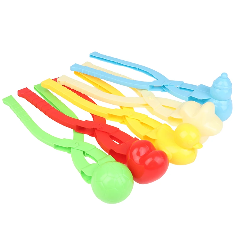 Zufällige Farbe Schneeball Klemme Mehrere Form Schneeball Machen Zange Winter Outdoor Schnee Spielen Sport Spielzeug Kinder Schneeball Werfen Werkzeug