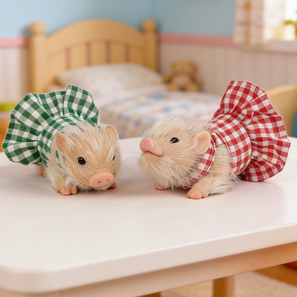 

Cute 12cm Silicone Pig Lifelike And Soft Reborn Piglet Doll Home Decoration Decompression Toys Perfect Gift For Birthdays