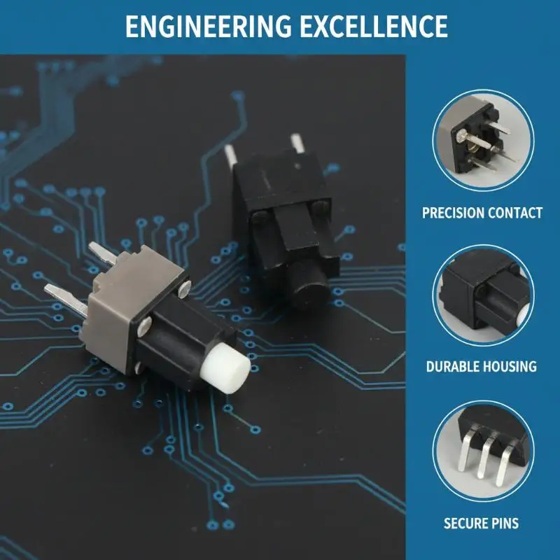 Mouse Micro Switch 3Pin Hot Swap Switch For Mechanical Keyboard Teclado Mecnico Keycaps Mouse Repair Accessory