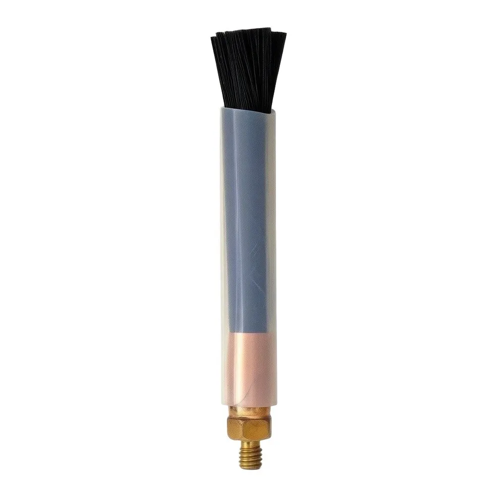 Robust Weld Bead Cleaning Brush Head Featuring Pure Copper and High Temperature Silicone for M6 M8 Threaded Weld Areas