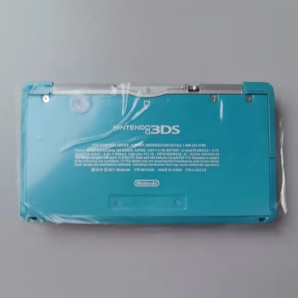 وحدة تحكم ألعاب 3DS أصلية مجددة 3.5 بوصة تعمل باللمس 3DS وحدة تحكم ألعاب محمولة لنينتندو مع ألعاب مجانية في المخزون
