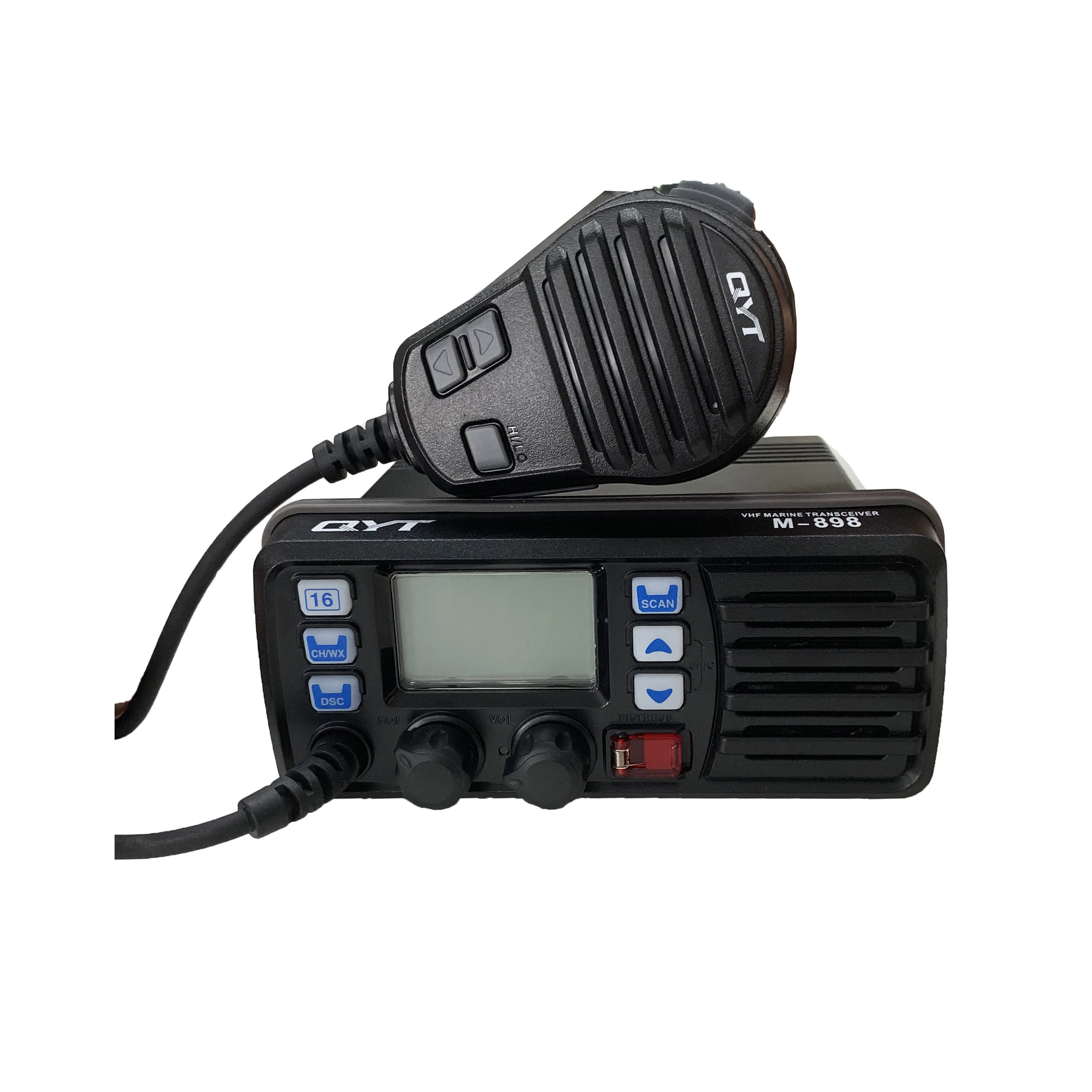 

25w QYT M-898 Vhf Boat Marine Transceiver Ip67 Waterproof Function Float Two Way Mobile Radio