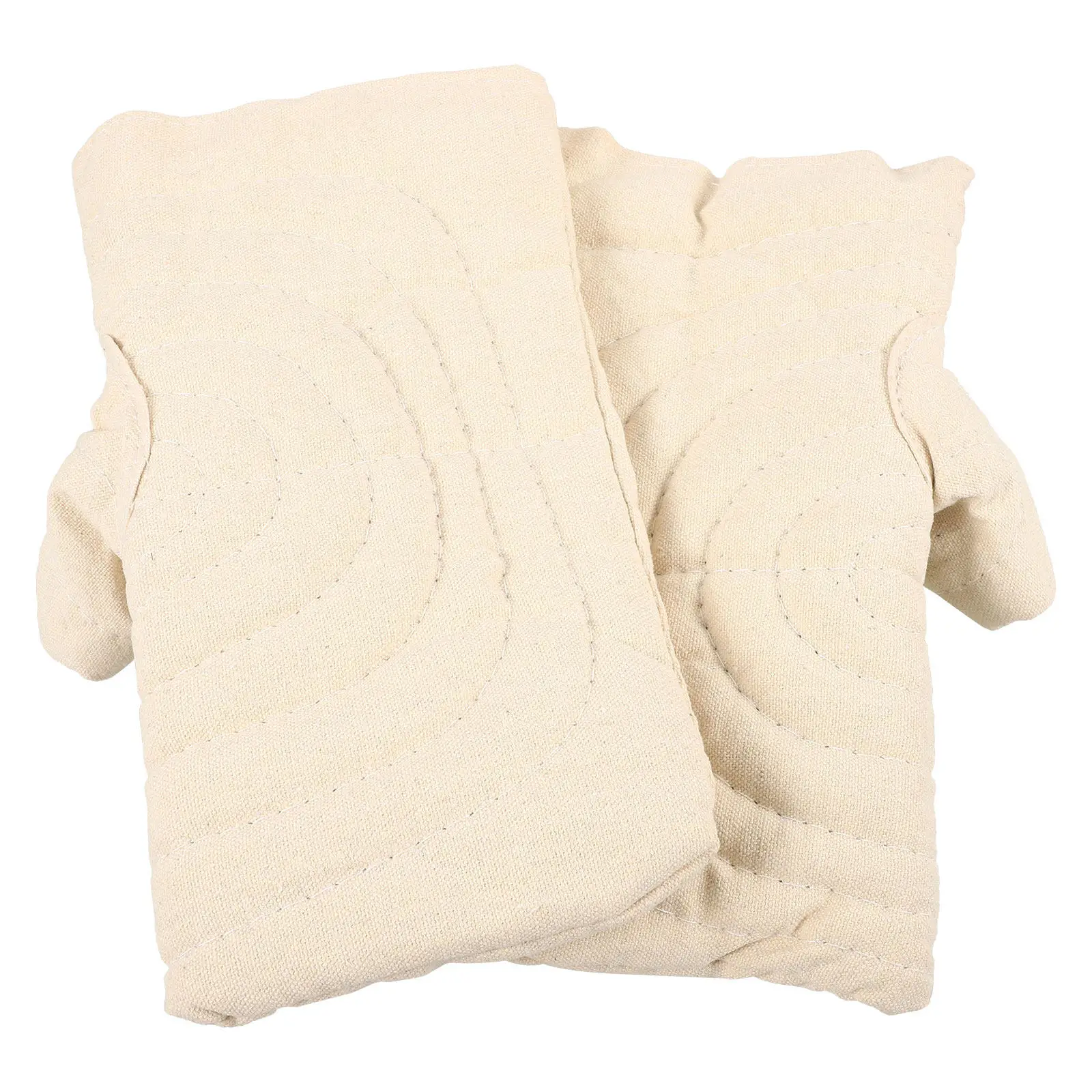 

1Pair High Temperature Heat Resistant Kiln Gloves Anti Scalding Insulated Mittens for Pottery Clay Kiln Protection Cotton Cloth