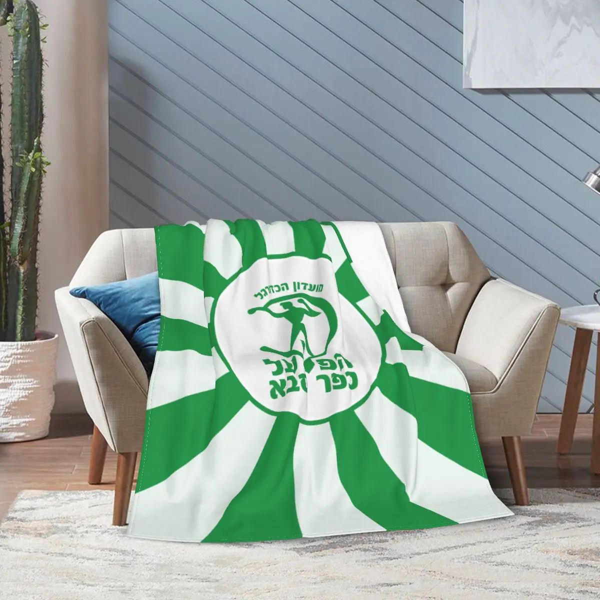 Hapoel Kfar Saba Fc Fleece Blanket Ultra Soft Flannel Blanket Digital Printed All Season Premium Fluffy