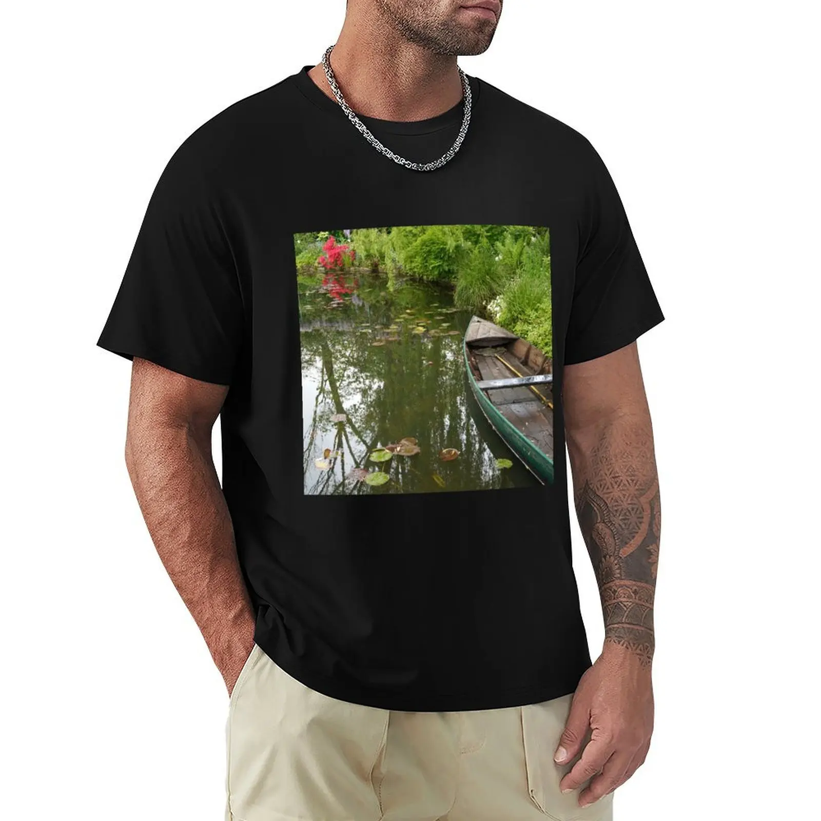 Monets Garden 3 T-Shirt t shirts for man pack white T-Shirt