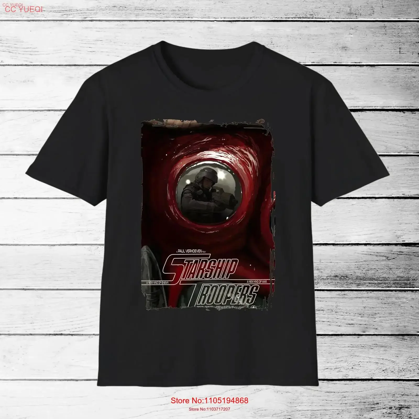 

Рубашка из фильма Starship Troopers Softstyle T винтажная стираная удобная универсальная слегка растянутая стильная дизайнерская одежда