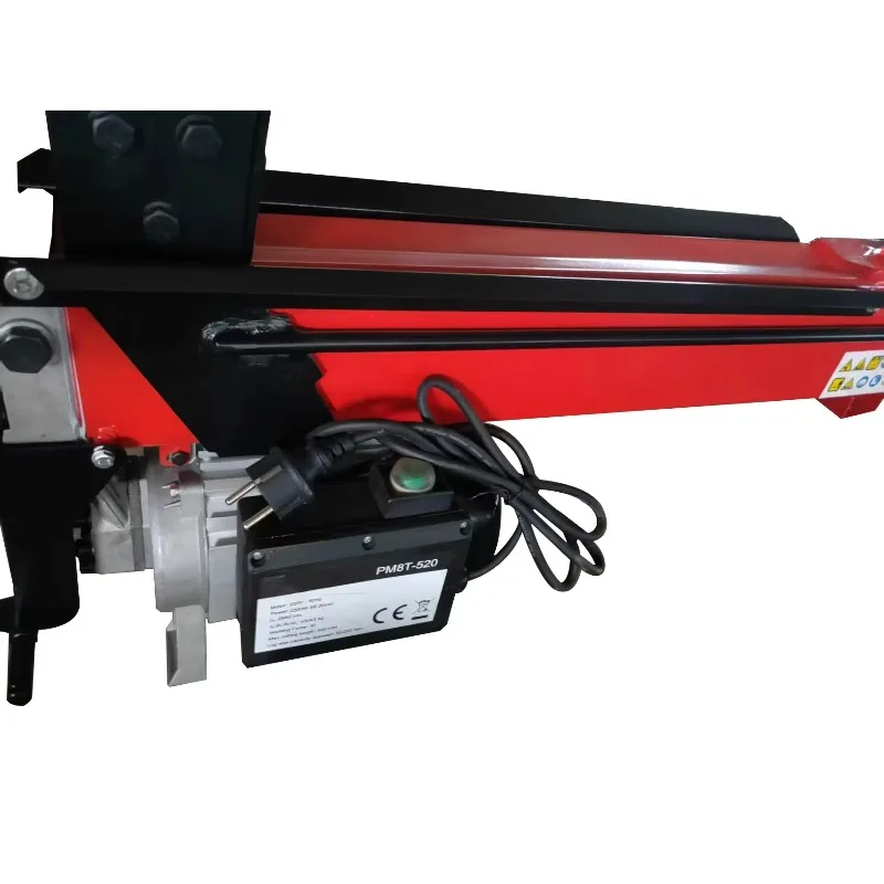 CE Certified 5 7 Ton Electric Firewood Processor 2200W Hydraulic Log Splitter Wood Cutting Machine for Forestry Farm Home Use