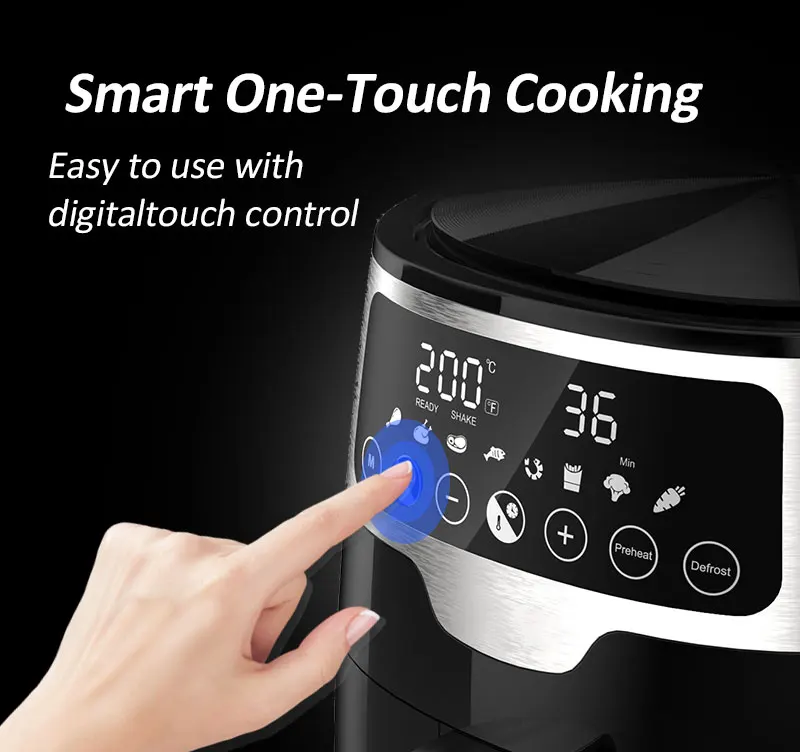 New Arrival Small Kitchen Appliances Uses Rapid Circulation Oil Free Deep Air Fryer