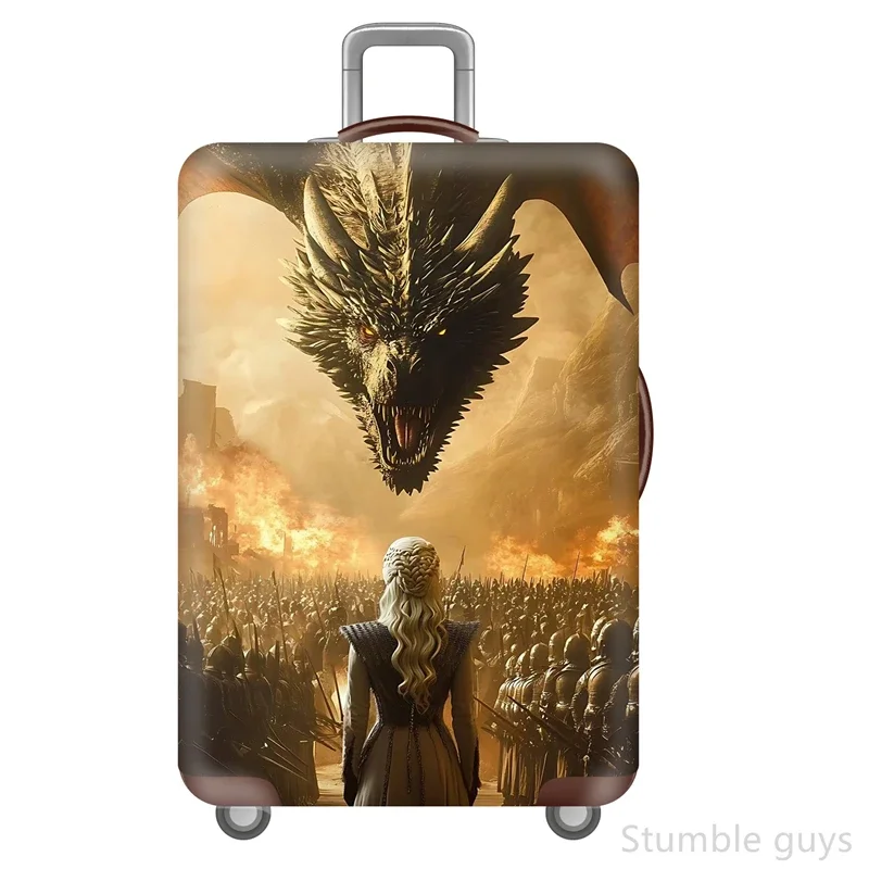 

Эластичный моющийся чехол для багажа, защитный чехол для чемодана, предотвращающий износ, полезен для поездок на отдых, подходит для чемоданов размером 18-32 дюйма.