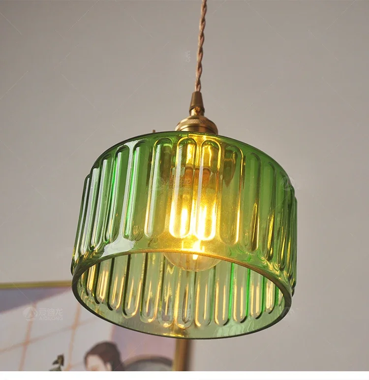 Modern Glass Pendant Lamps for Living Room Bedside Luxury Creative Restaurant Balcony Porch