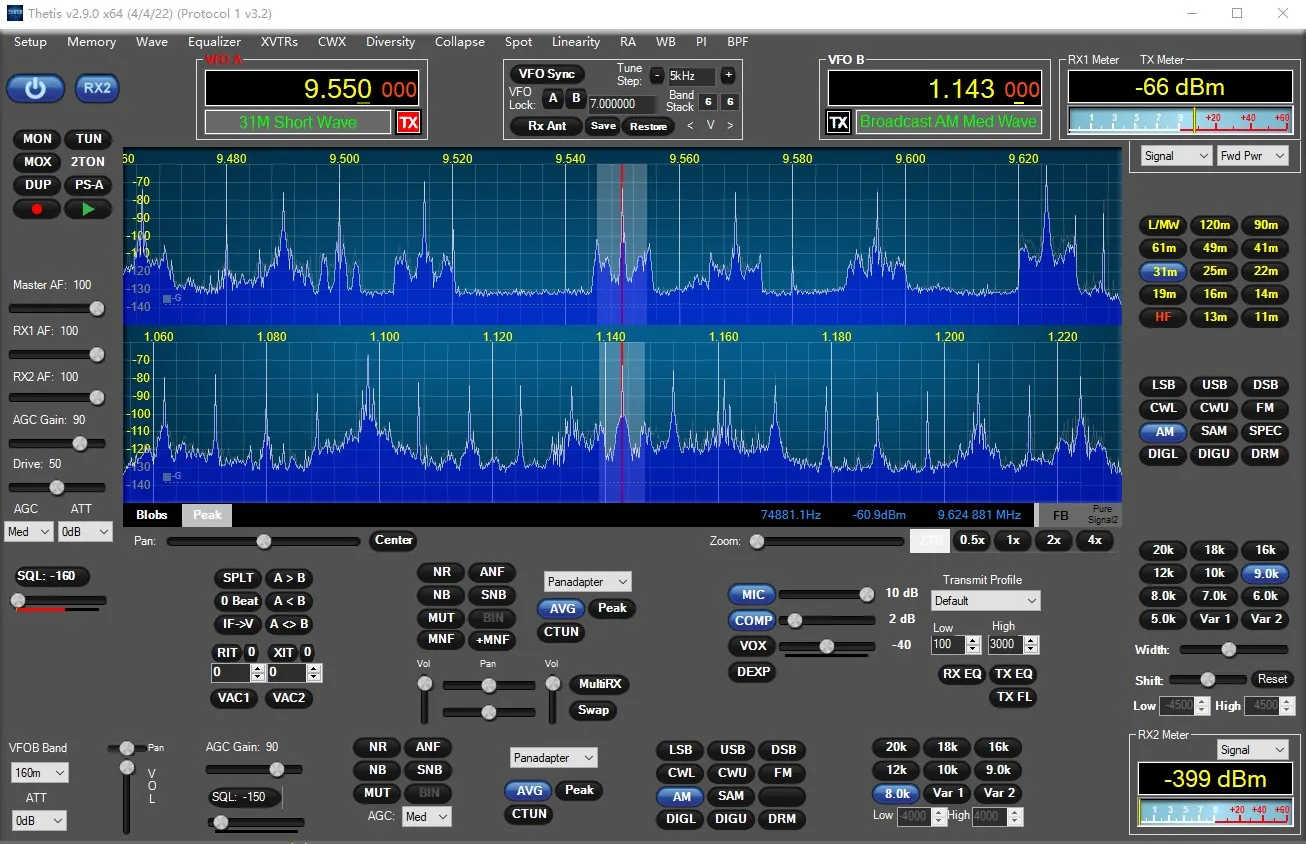 Imagem -05 - Analisador de Espectro de Fonte de Sinal Receptor Trx-duo Sdr Dual 16bit Adc Zynq7010 10khz60mhz Compatível com Red Pitaya Sdr Powersdr