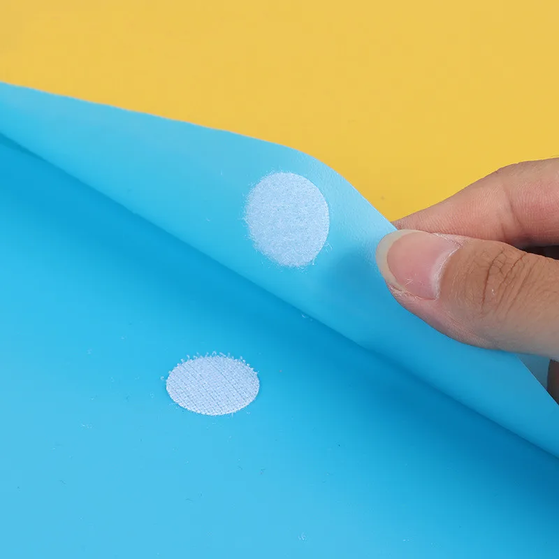 10PCS A4 Solid Color File Bag Large Capacity Space Waterproof Stationery Desk Organizer