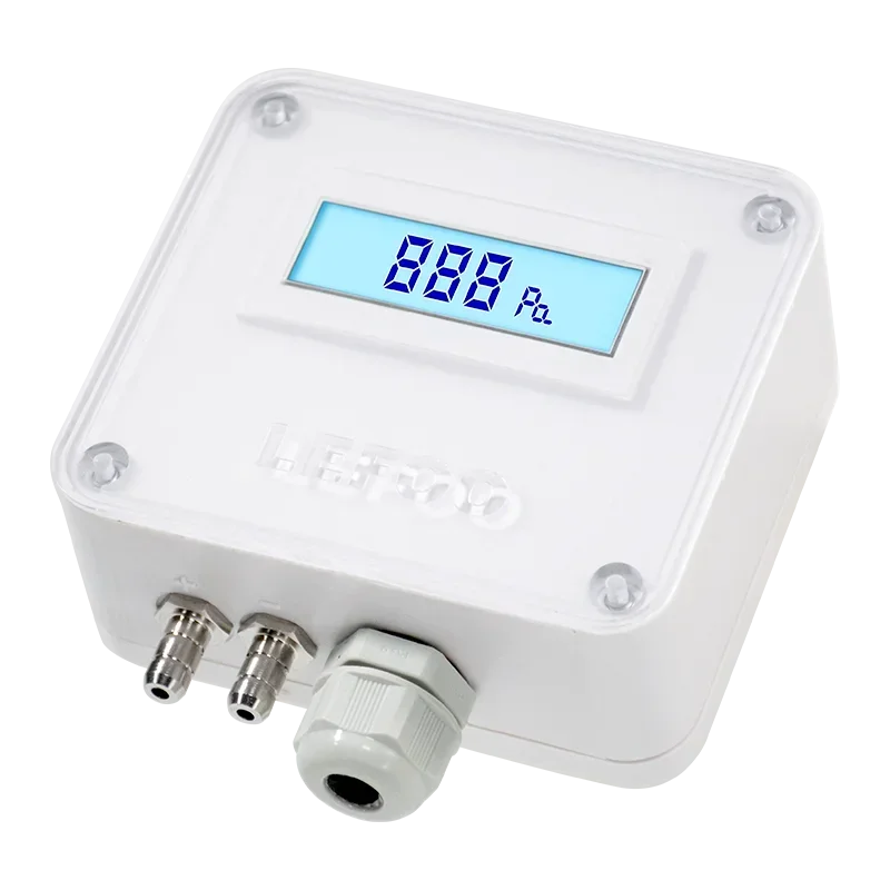 Display differential pressure sensor Micro differential pressure transmitter 4-20mA wind pressure air