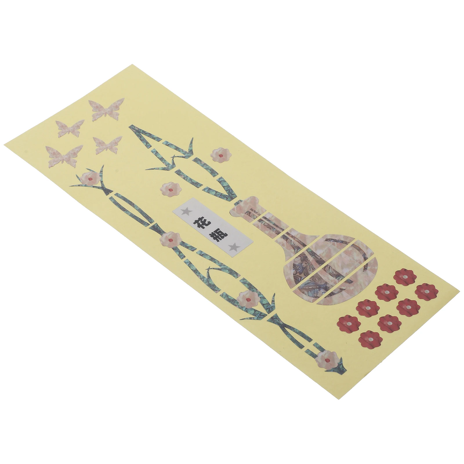 

Guitar Sticker Fretboard Stickers Musical Instruments Self-adhesive Decals Decorating Patch Electric Headstock Delicate