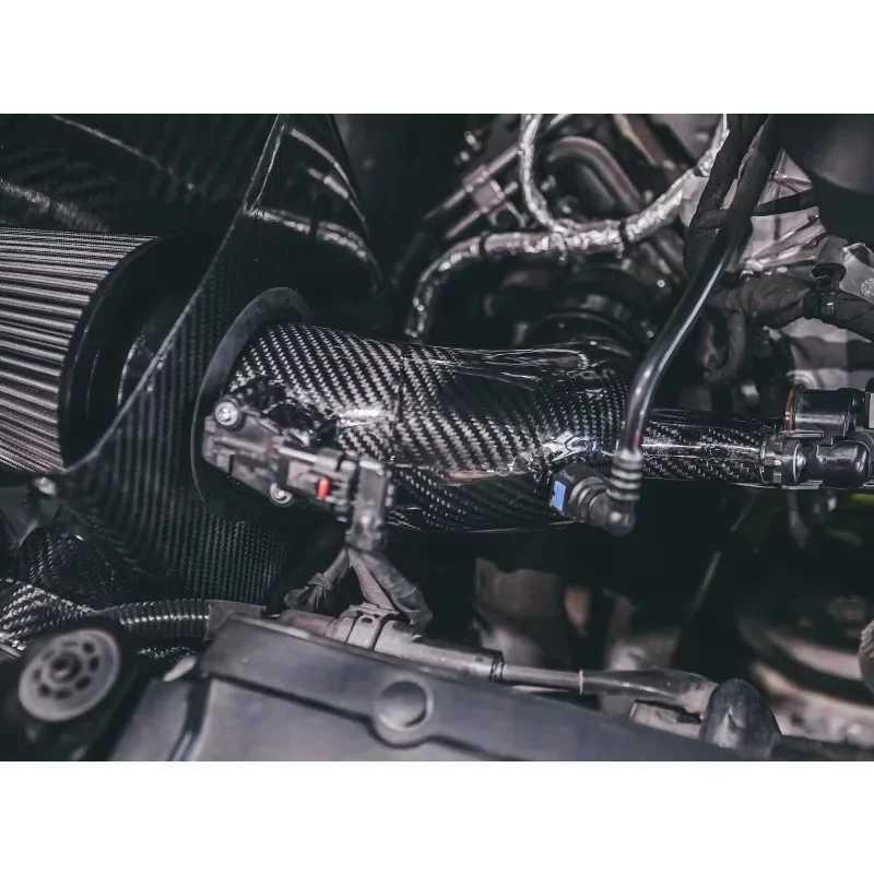 Perfect Fitment Aerodynamic 100% Dry Carbon Fiber Cold Air Intake System for CT4 CT5 2.0T 2020-UP