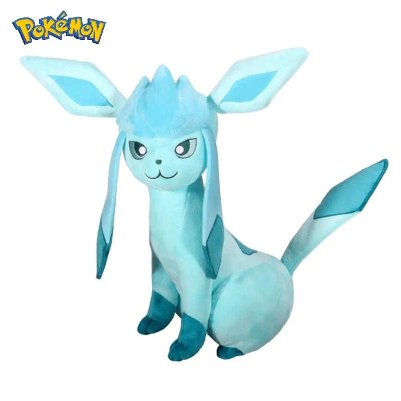 32/60CM Pokémon Glaceon Peluches dibujos animados Anime Kawaii Peluche Animal relleno cómodo muñeco suave ornamento juguete para regalo para niños