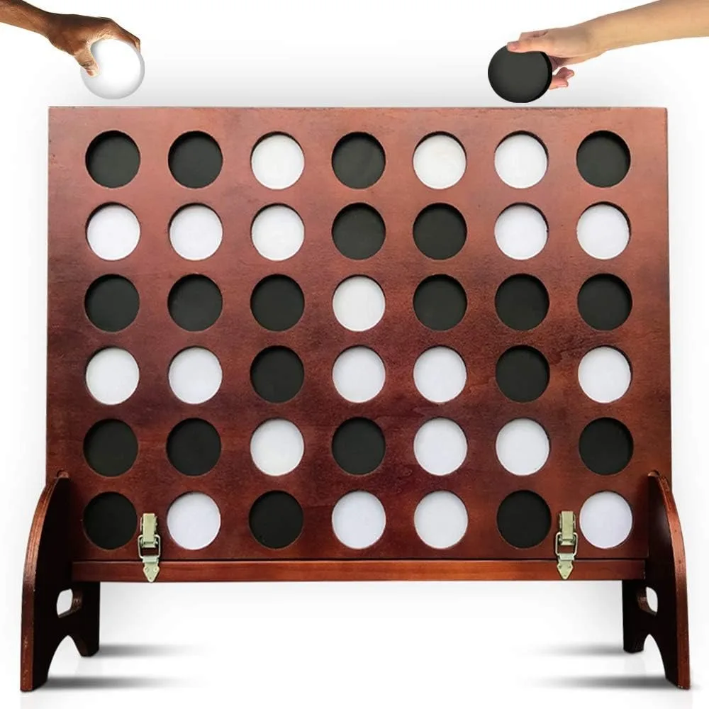 

Giant Four in a Row (All Weather) with Carrying Case & 60% Quieter Design - Giant Connect - 4 Game