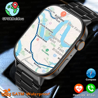 2025 New GPS&Beidou Satellite Positioning Smart Watch Outdoor Sports Compass IP68 Bluetooth Call Military Smartwatch For HUAWEI