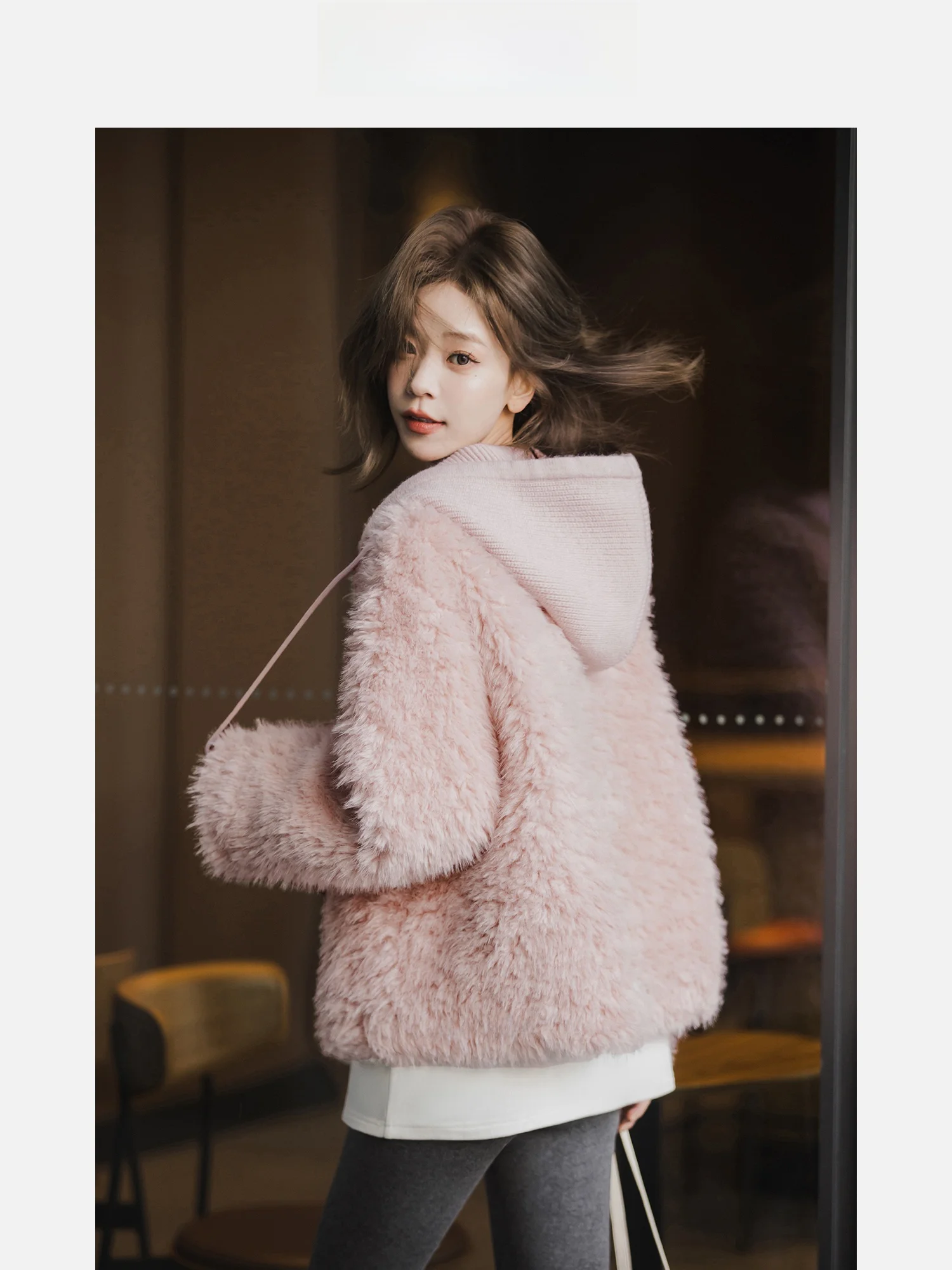 

Новая женская зимняя куртка Sweet Youthful из полиэфирного волокна, повседневная, прямого кроя, с длинным рукавом, на молнии