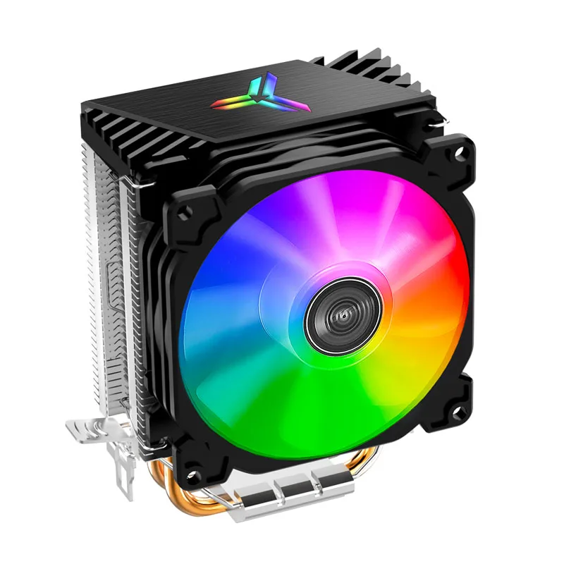 

Кулер для процессора JONSBO, RGB 2 тепловая трубка для Intel 1151 AMD AM4, цветной эффект, 9 см вентилятор охлаждения процессора