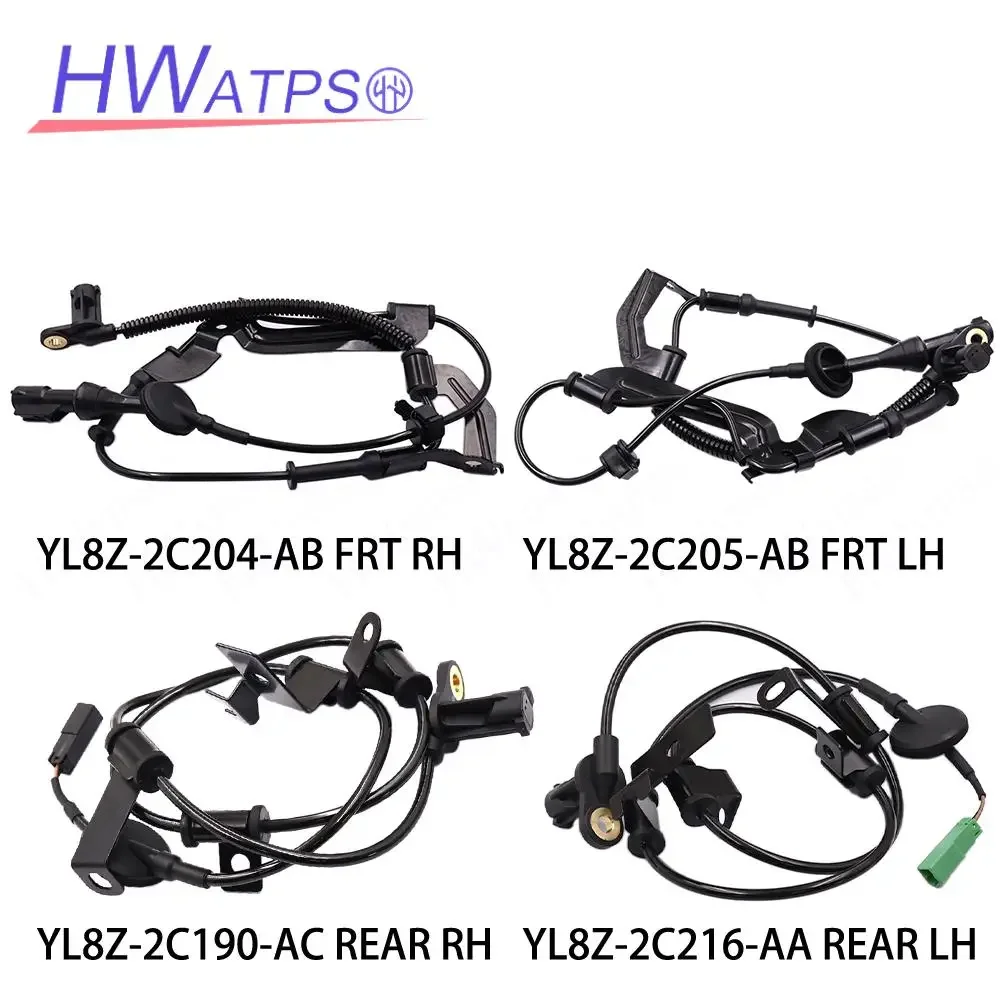 1/2/4pcs YL8Z-2C204-AB YL8Z-2C205-AB  YL8Z2C190AC YL8Z2C216AA Front Rear ABS Wheel Speed Sensor For Ford Escape Mazda Tribute