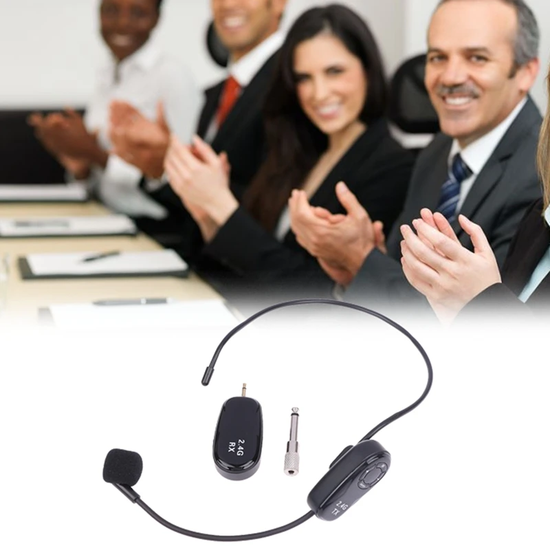 سماعة رأس عالمية لاسلكية مضخم صوت النحل ، سماعة رأس معلقة ، ميكروفون ، ميكروفون ، سهلة التركيب ، سهلة الاستخدام ، ز