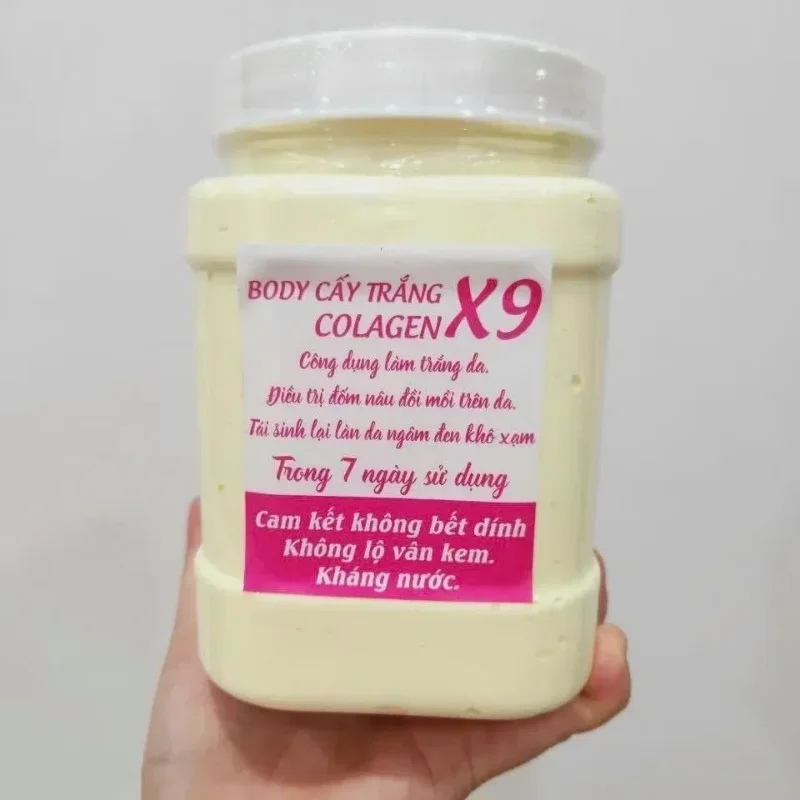 900g Body Cream Collagen Deep Moisturizing Brightening Skin Tone Lightening Melanin Large Capacity Body Lotion